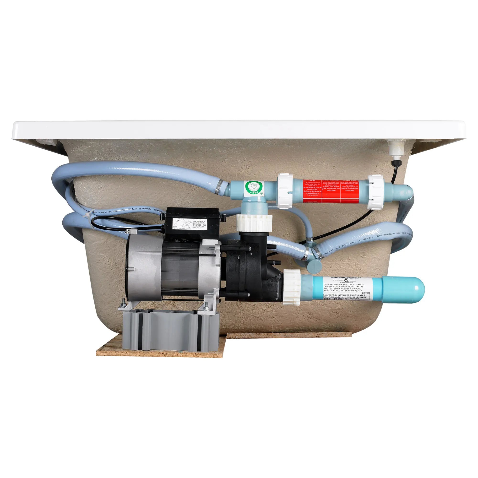 Evolution® 72 x 36-Inch Deep Soak® Bathtub With EverClean® Combination Spa System // WHITE // 170193_P-7236V418C020_03_0_CDNwebp.webp