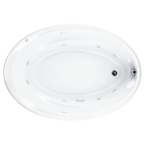[2903002.020] Savona® Oval 60 x 42-Inch Drop-in Bathtub - White