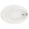 [2903018WC.020] Savona® Oval 60 x 42-Inch Drop-in Bathtub With EverClean® Hydromassage System - White