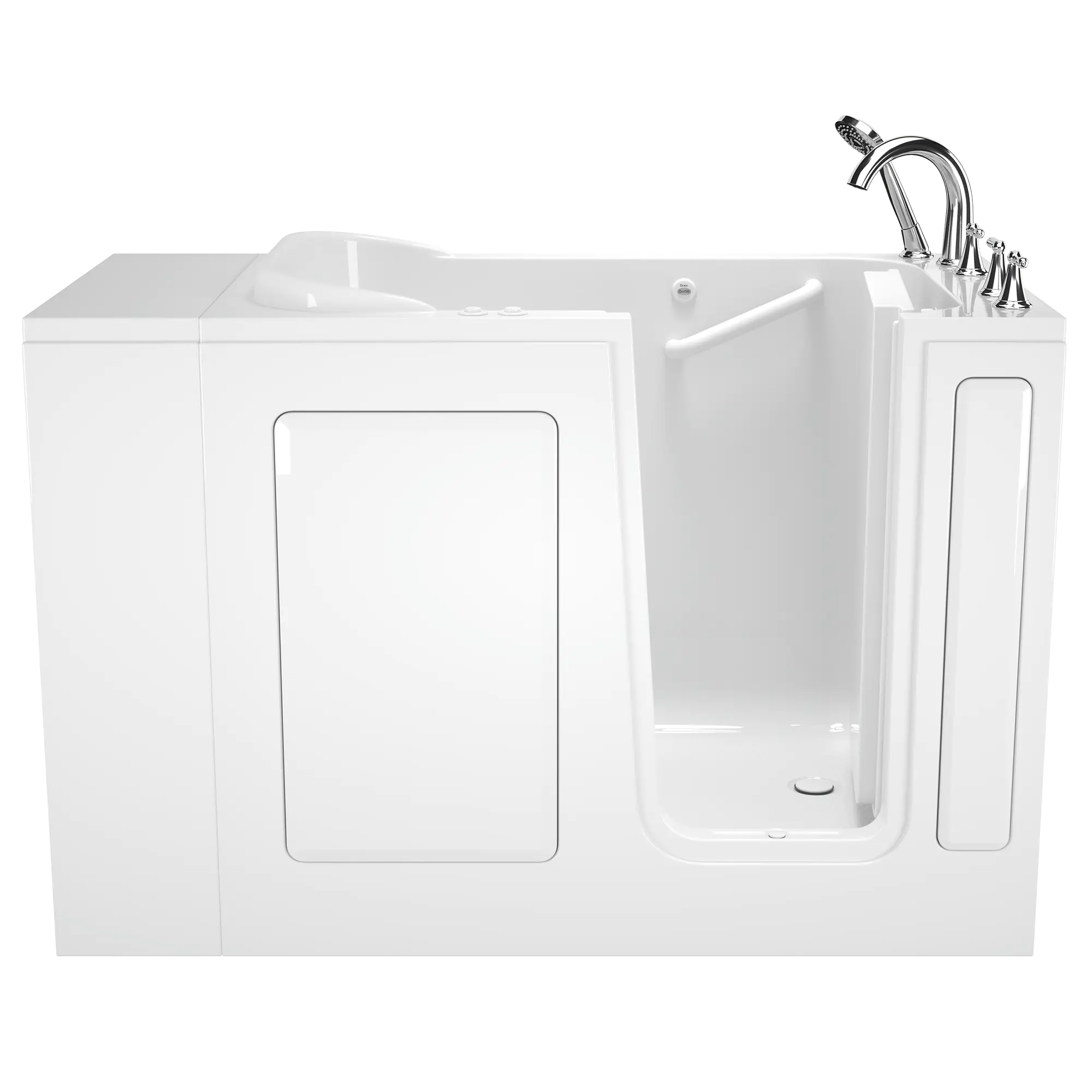 Gelcoat 28x48-Inch Walk-in Bathtub with Combination Air Spa and Whirlpool System  Right Hand Door and Drain // WHITE // 170245_Front_2848309CRW_509_SSV4828RD-WH_KO_0_CDNwebp.webp