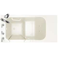 Gelcoat Value Series 28 x 48-Inch Walk-in Tub With Combination Air Spa and Whirlpool Systems - Left-Hand Drain With Faucet // WIB LINEN // 170249_Top_2848309CLL_509_SSV4828LD-BC_KO_CDNwebp.webp