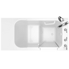 [2848.509.SRW] Gelcoat Value Series 28 x 48-Inch Walk-in Tub With Soaker System - Right-Hand Drain With Faucet - Linen