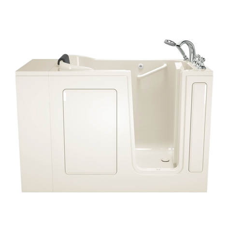 Gelcoat Premium Series 28 x 48-Inch Walk-in Tub With Soaker System - Right-Hand Drain With Faucet