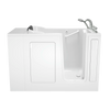 [2848.109.SRW] Gelcoat Premium Series 28 x 48-Inch Walk-in Tub With Soaker System - Right-Hand Drain With Faucet - Linen