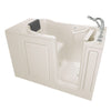 [2848.109.WRL] Gelcoat Premium Series 28 x 48-Inch Walk-in Tub With Whirlpool System - Right-Hand Drain With Faucet - Linen