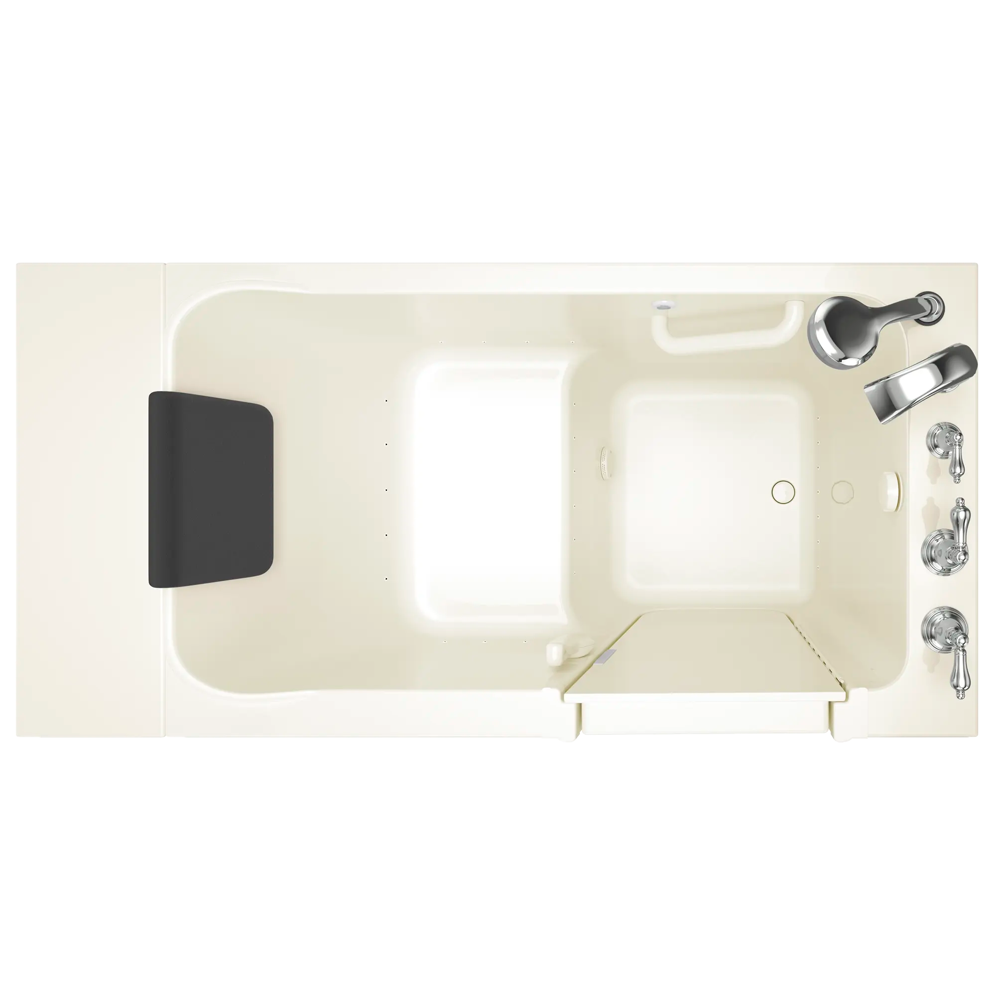 Acrylic Luxury Series 30 x 51 -Inch Walk-in Tub With Air Spa System - Right-Hand Drain With Faucet // LINEN // 170324_Top_3051_119_ARL_ST5130RA-BC_0_CDNwebp.webp