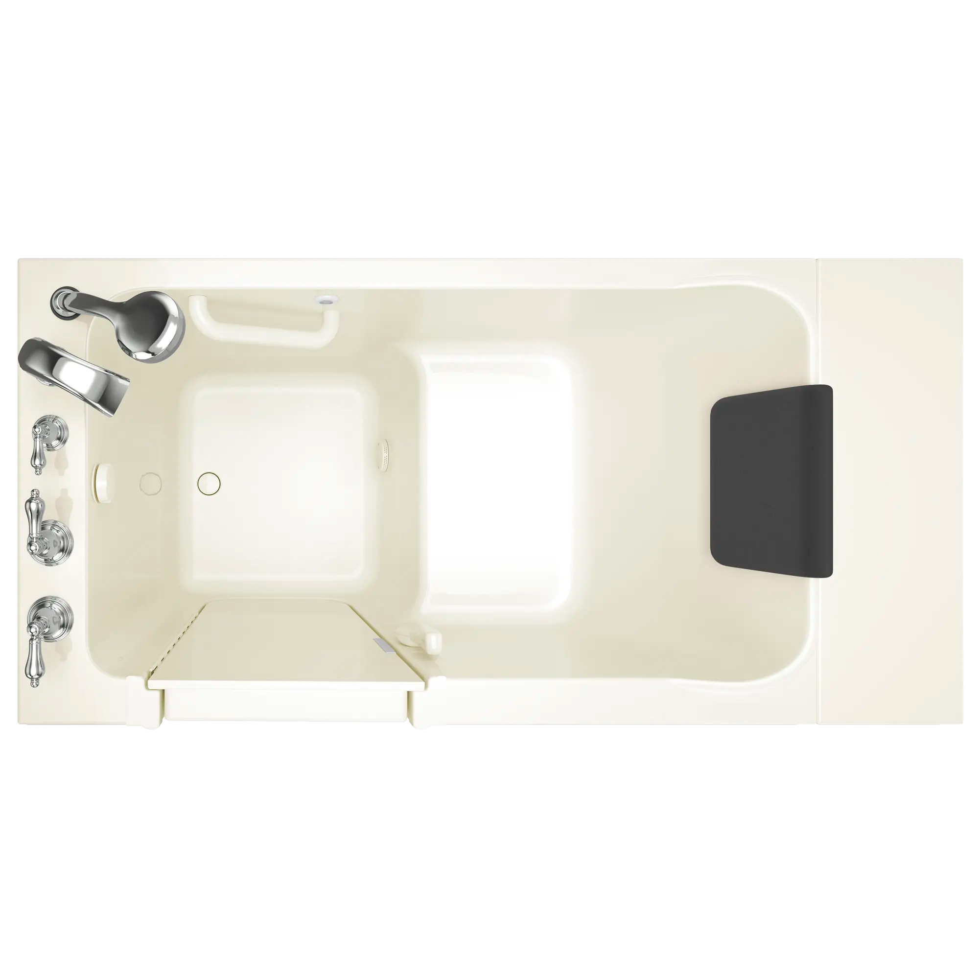 Acrylic Luxury Series 30 x 51 -Inch Walk-in Tub With Soaker System - Left-Hand Drain With Faucet // LINEN // 170327_Top_3051_119_SLL_ST5130LS-BC_0_CDNwebp.webp
