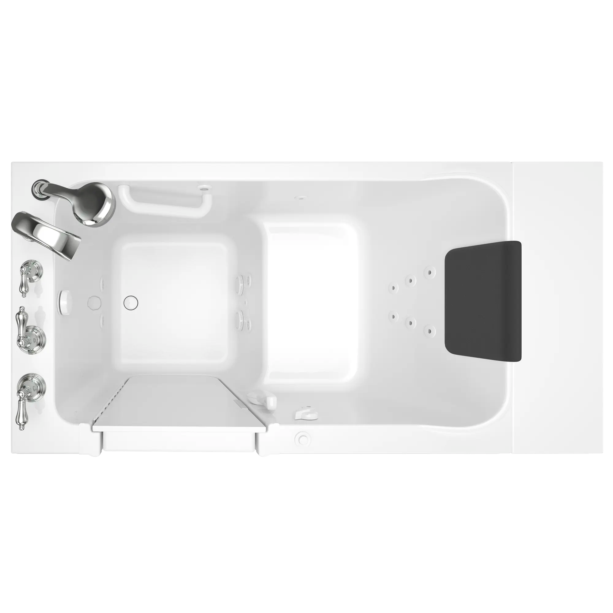 Acrylic Luxury Series 30 x 51 -Inch Walk-in Tub With Whirlpool System - Left-Hand Drain With Faucet // WHITE // 170331_Top_3051_119_WLW_ST5130LJ-WH_0_CDNwebp.webp