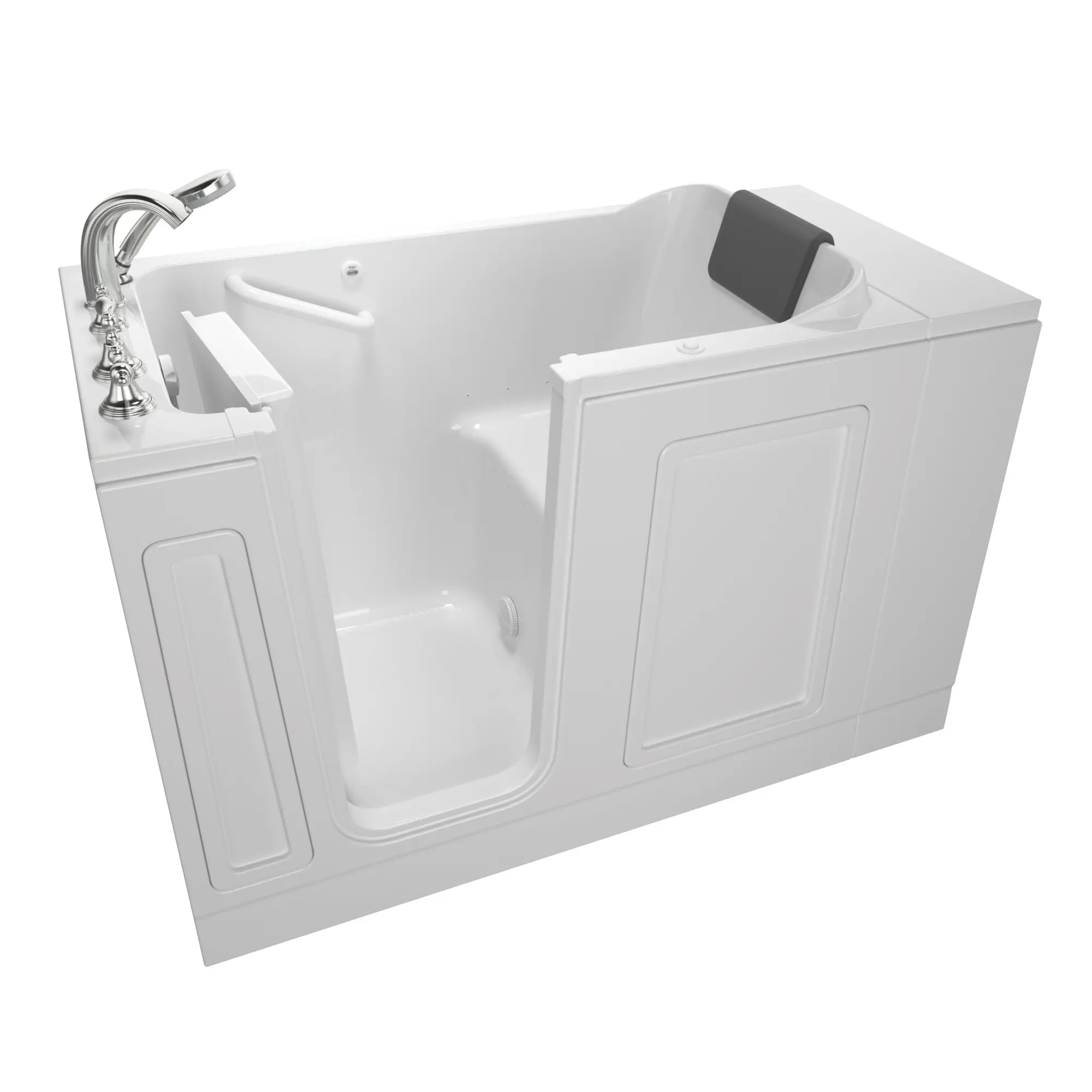 Acrylic Luxury Series 30 x 51 -Inch Walk-in Tub With Air Spa System - Left-Hand Drain With Faucet // WHITE // 170334_3051119ALW_ST5130LA-WH_KO_0_CDNwebp.webp