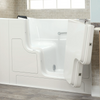 [3052OD.105.SRW-PC] Gelcoat Premium Series 30 x 52 -Inch Walk-in Tub With Soaker System - Right-Hand Drain - Linen