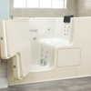 [3252OD.105.CLL-PC] Gelcoat Premium Series 32 x 52 -Inch Walk-in Tub With Combination Air Spa and Whirlpool Systems - Left-Hand Drain - Linen