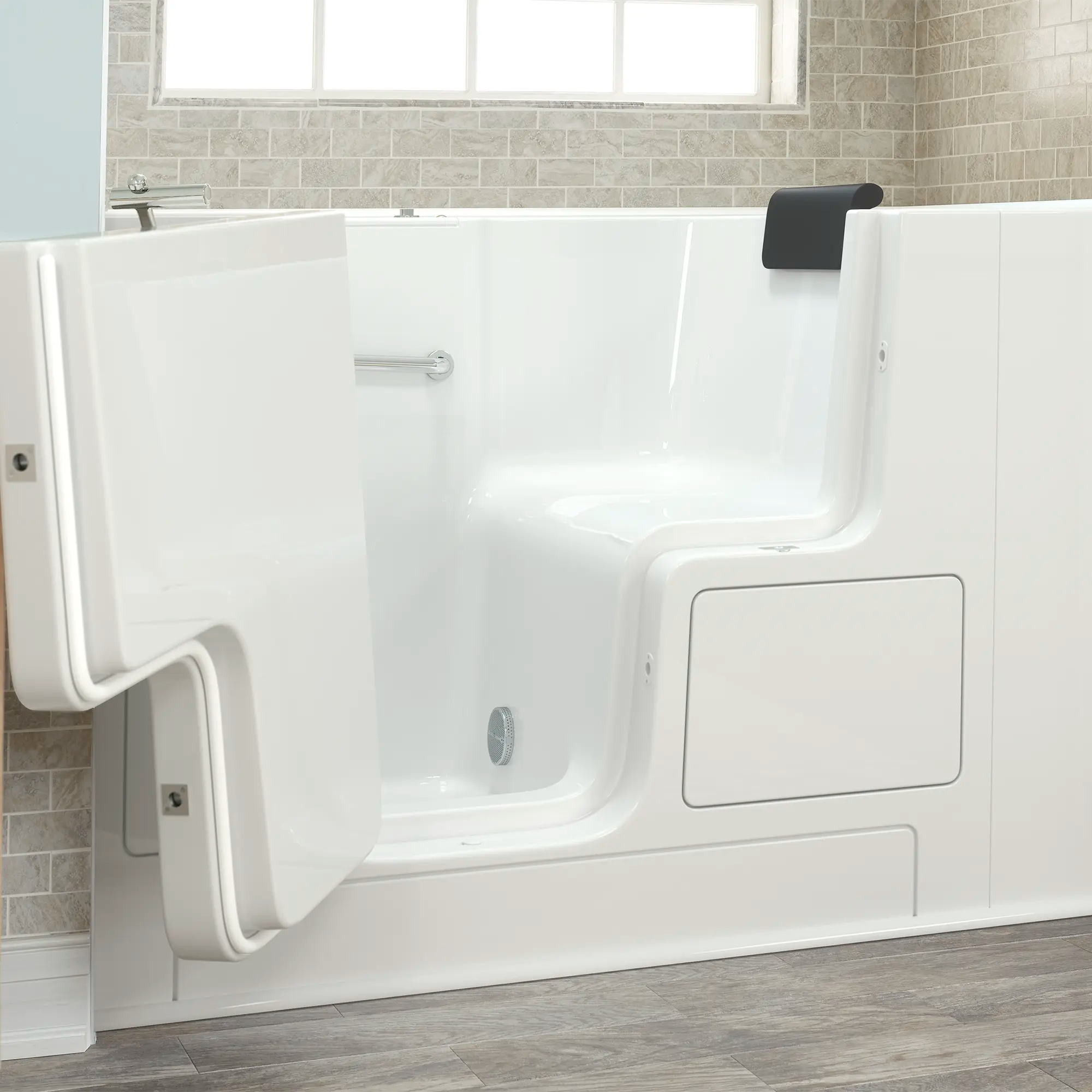 Gelcoat Premium Series 32 x 52 -Inch Walk-in Tub With Soaker System - Left-Hand Drain // WHITE // 170487_3252OD_105_SLW_v2_2017_sq_0_CDNwebp.webp