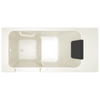 [2848.115.ALL] Acrylic Luxury Series 28 x 48-Inch Walk-in Tub With Air Spa System - Left-Hand Drain - Linen