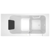 [2848.115.ARW] Acrylic Luxury Series 28 x 48-Inch Walk-in Tub With Air Spa System - Right-Hand Drain - Linen
