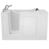 [2848.119.CLW] Acrylic Luxury Series 28 x 48-Inch Walk-in Tub With Combination Air Spa and Whirlpool Systems - Left-Hand Drain With Faucet - Linen