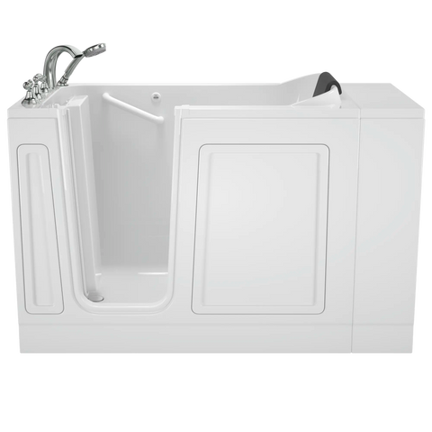 Acrylic Luxury Series 28 x 48-Inch Walk-in Tub With Soaker System - Left-Hand Drain With Faucet