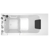 [2848.119.ALW] Acrylic Luxury Series 28 x 48-Inch Walk-in Tub With Air Spa System - Left-Hand Drain With Faucet - Linen