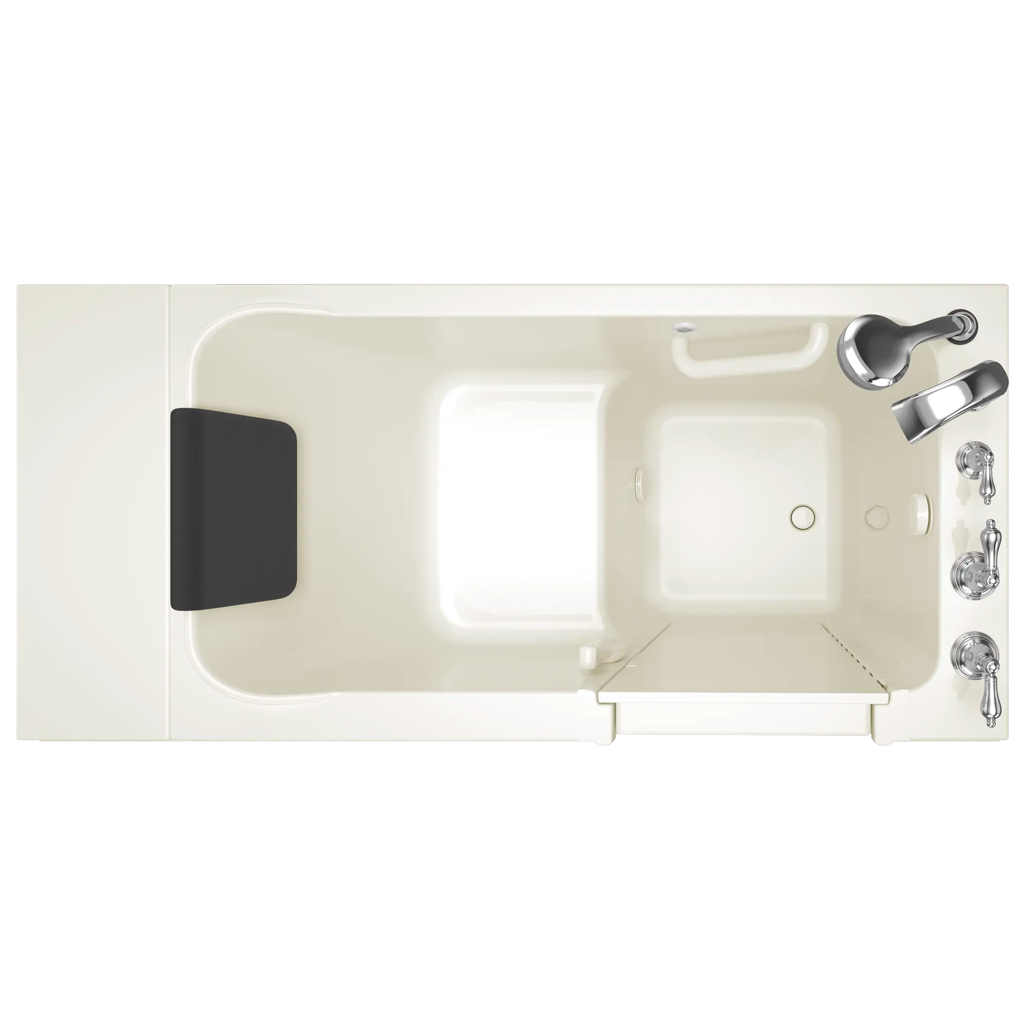 Acrylic Luxury Series 28 x 48-Inch Walk-in Tub With Soaker System - Right-Hand Drain With Faucet // LINEN // 170572_Top_2848_119_SRL_ST4828RS-BC_0_CDNwebp.webp