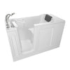 [2848.119.SLW] Acrylic Luxury Series 28 x 48-Inch Walk-in Tub With Soaker System - Left-Hand Drain With Faucet - Linen