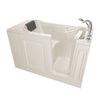 [2848.119.WRL] Acrylic Luxury Series 28 x 48-Inch Walk-in Tub With Whirlpool System - Right-Hand Drain With Faucet - Linen
