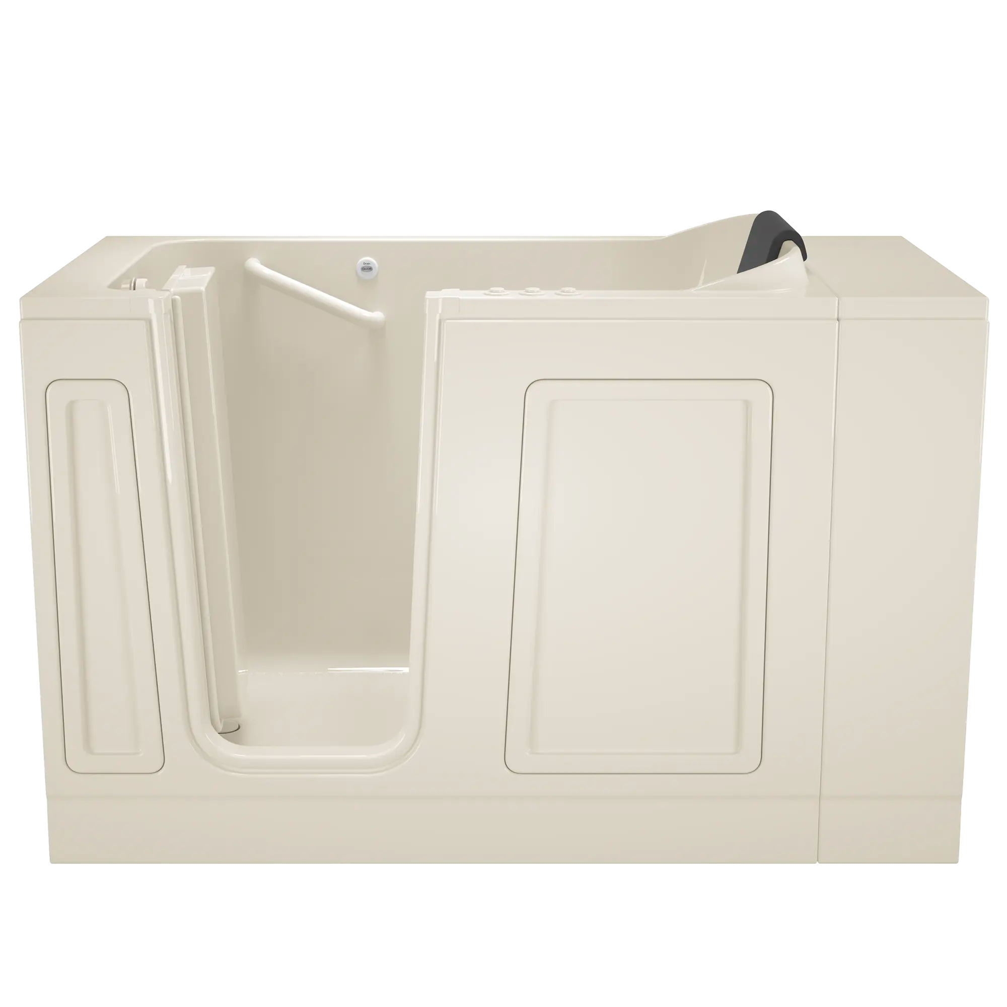 Acrylic Luxury Series 30 x 51 -Inch Walk-in Tub With Combination Air Spa and Whirlpool Systems - Left-Hand Drain // LINEN // 170595_Front_3051_115_CLL_0_CDNwebp.webp