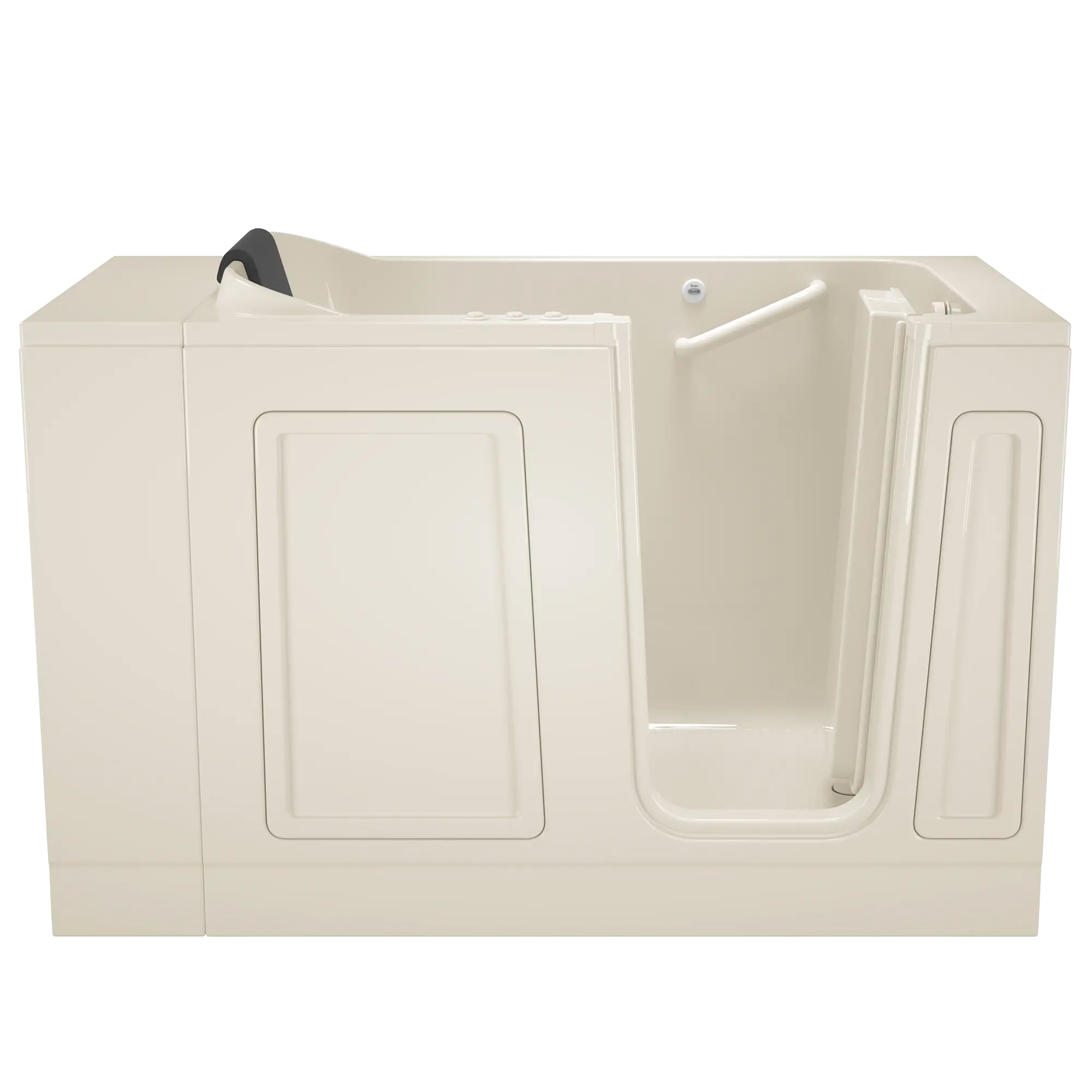 Acrylic Luxury Series 30 x 51 -Inch Walk-in Tub With Combination Air Spa and Whirlpool Systems - Right-Hand Drain // LINEN // 170596_Front_3051_115_CRL_0_CDNwebp.webp