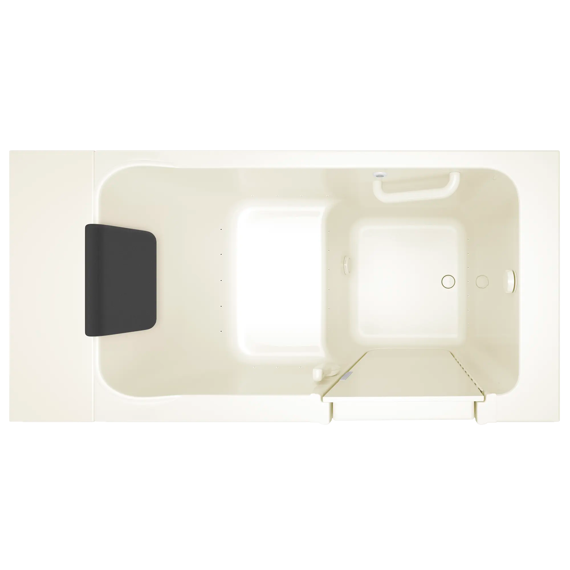 Acrylic Luxury Series 30 x 51 -Inch Walk-in Tub With Air Spa System - Right-Hand Drain // LINEN // 170603_Top_3051_115_ARL_0_CDNwebp.webp