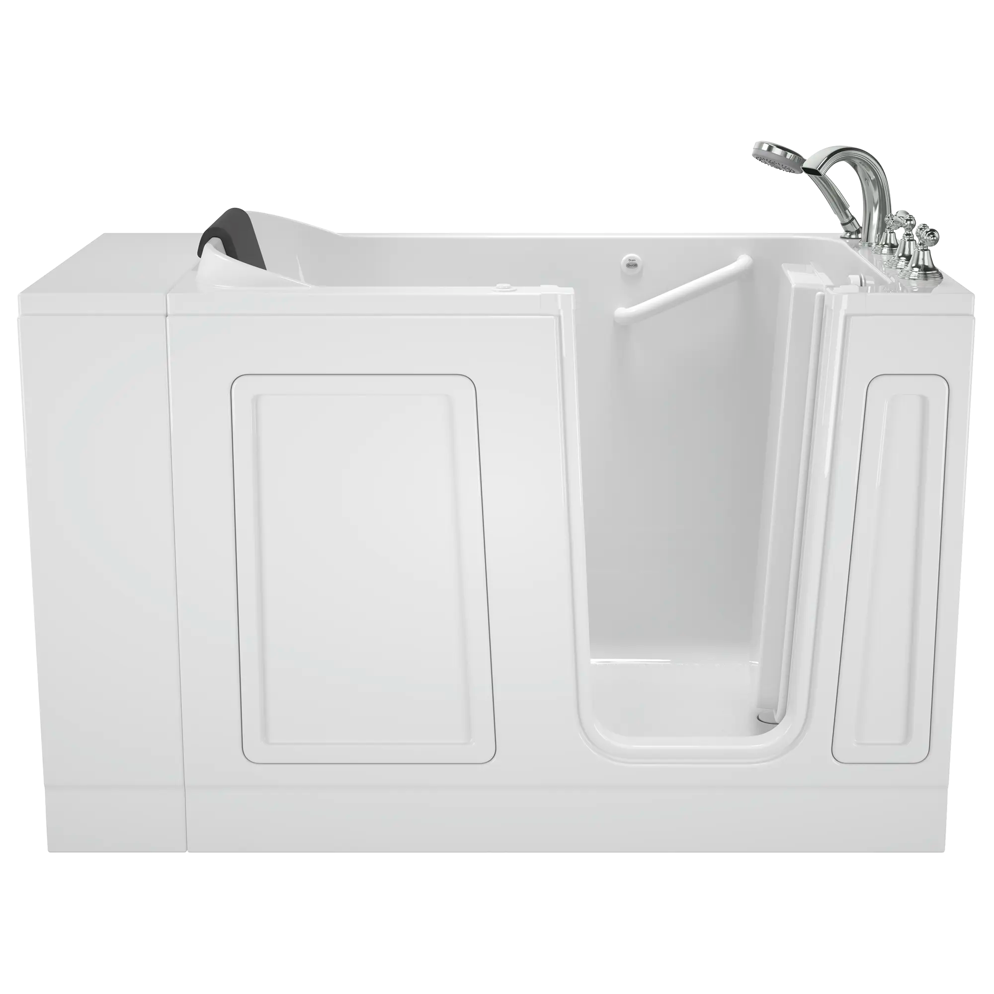 Acrylic Luxury Series 30 x 51 -Inch Walk-in Tub With Air Spa System - Right-Hand Drain With Faucet // WHITE // 170605_Front_3051_119_ARW_WRW_ST5130RA-WH_RJ-WH_0_CDNwebp.webp