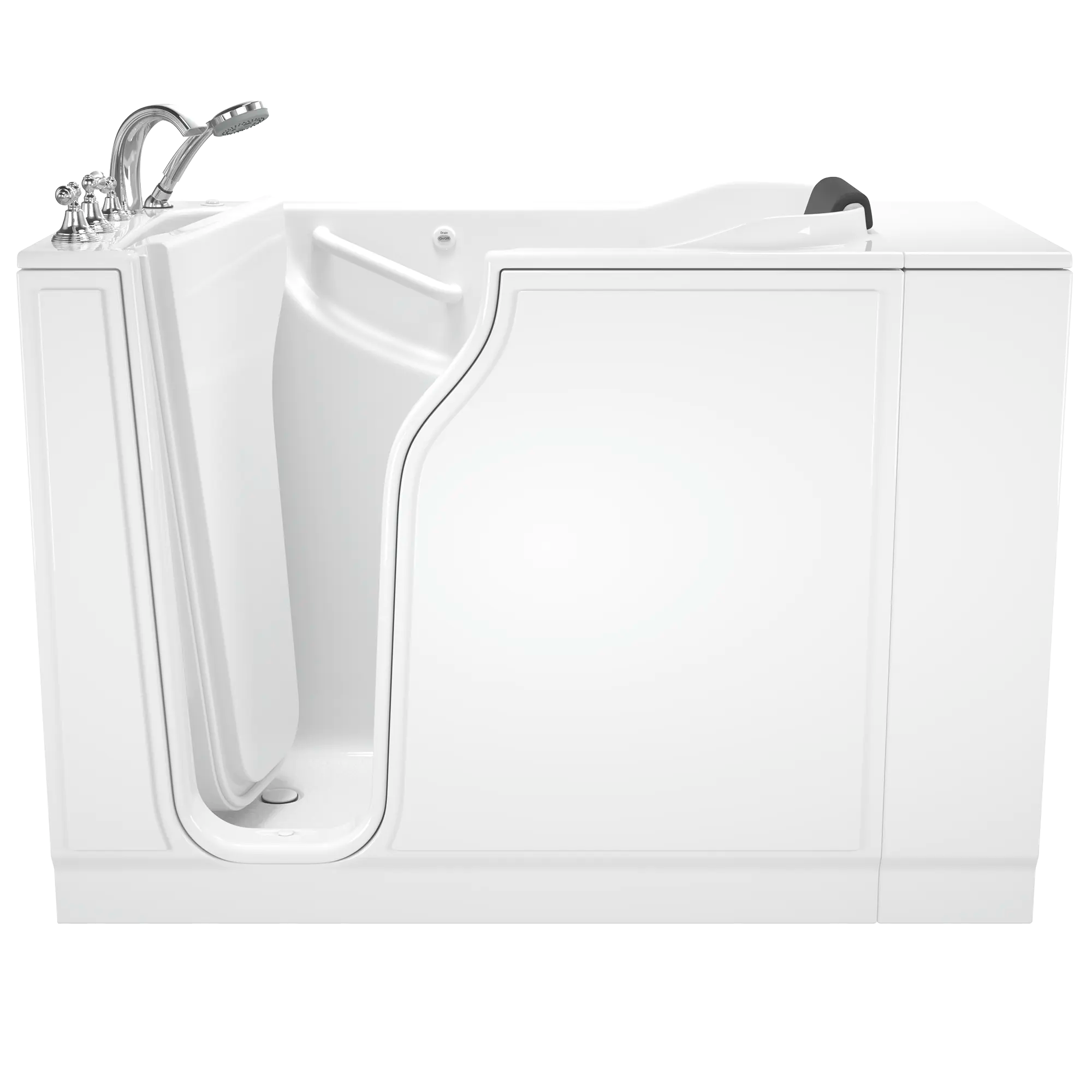 Gelcoat Premium Series 30 x 52 -Inch Walk-in Tub With Air Spa System - Left-Hand Drain With Faucet // WHITE // 170636_Front_3052_109_ALW_WLW_SS5230LA-WH_LJ-WH_0_CDNwebp.webp