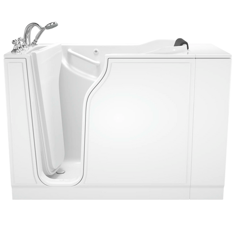 Gelcoat Premium Series 30 x 52 -Inch Walk-in Tub With Soaker System - Left-Hand Drain With Faucet