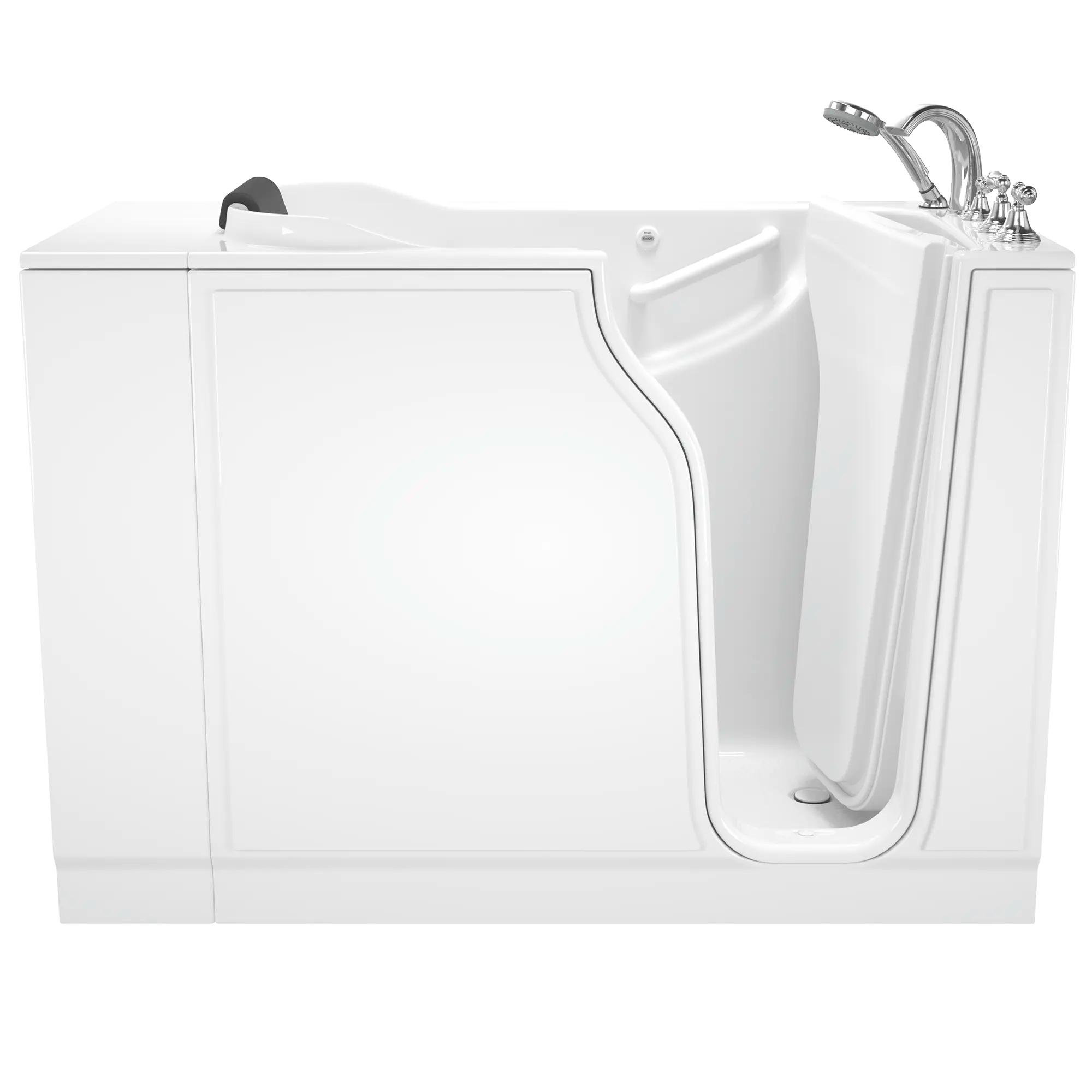 Gelcoat Premium Series 30 x 52 -Inch Walk-in Tub With Soaker System - Right-Hand Drain With Faucet // WHITE // 170647_Front_3052_109_SRW_SS5230RS-WH_0_CDNwebp.webp