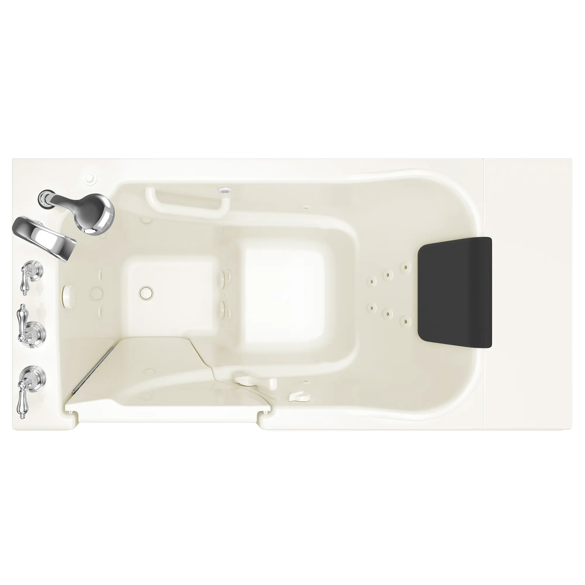Gelcoat Premium Series 30 x 52 -Inch Walk-in Tub With Whirlpool System - Left-Hand Drain With Faucet // LINEN // 170660_Top_3052_109_WLL_SS5230LJ-BC_0_CDNwebp.webp