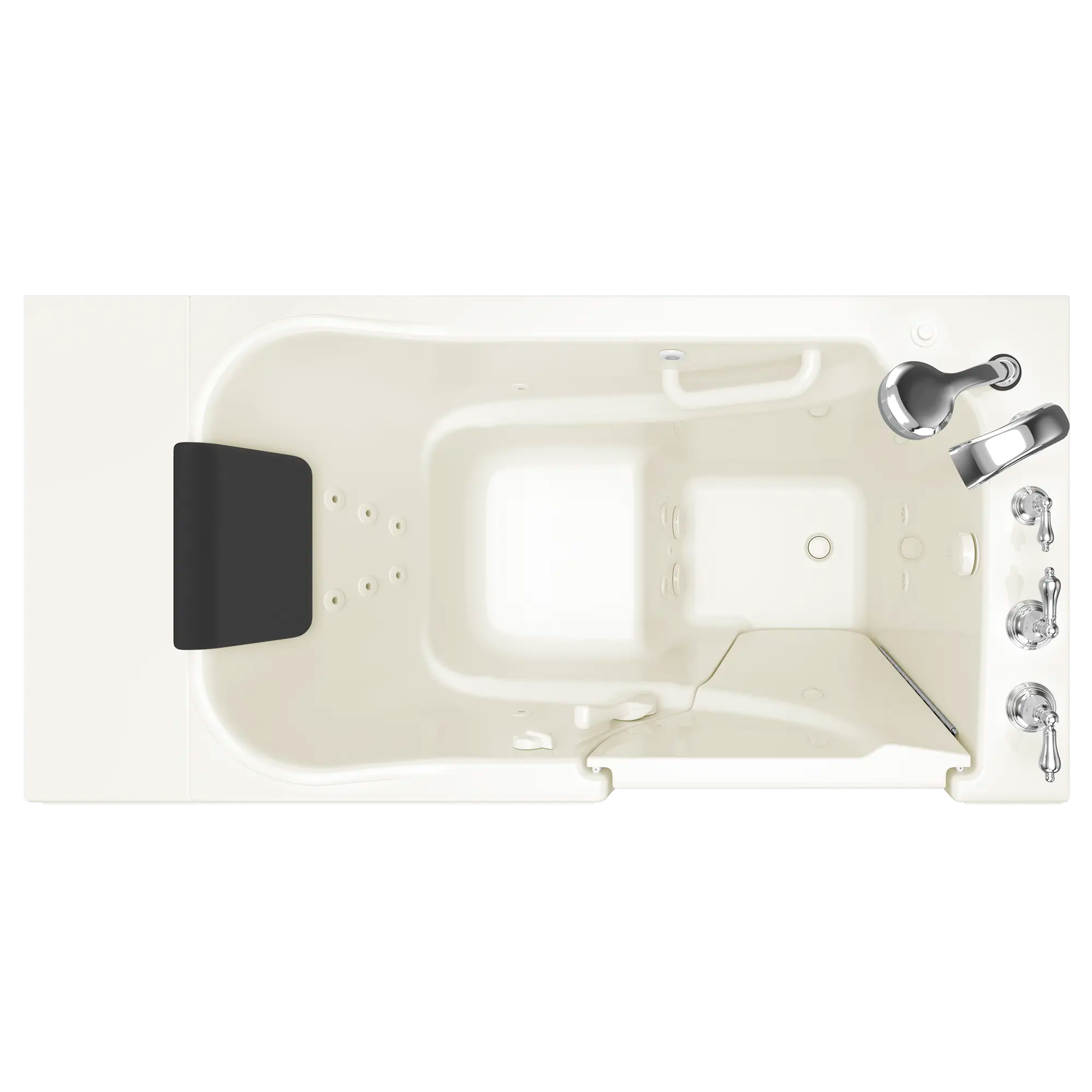 Gelcoat Premium Series 30 x 52 -Inch Walk-in Tub With Whirlpool System - Right-Hand Drain With Faucet // LINEN // 170661_Top_3052_109_WRL_SS5230RJ-BC_0_CDNwebp.webp