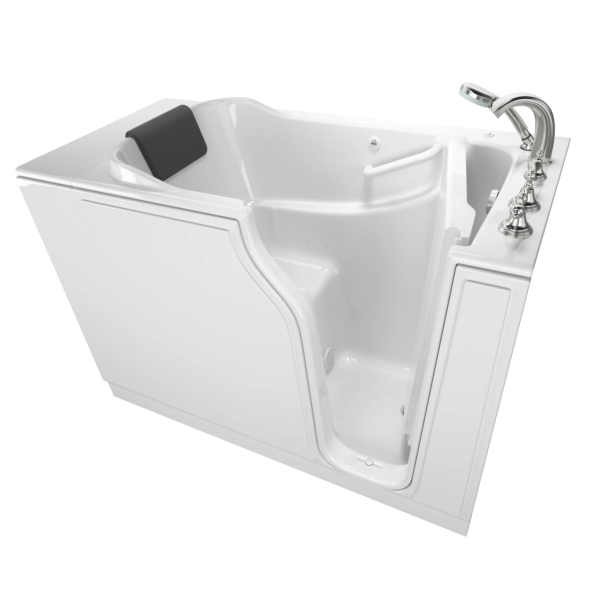Gelcoat Premium Series 30 x 52 -Inch Walk-in Tub With Air Spa System - Right-Hand Drain With Faucet // WHITE // 170666_3052109ARW_SS5230RA-WH_KO_0_CDNwebp.webp