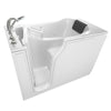 [3052.109.WLW] Gelcoat Premium Series 30 x 52 -Inch Walk-in Tub With Whirlpool System - Left-Hand Drain With Faucet - Linen