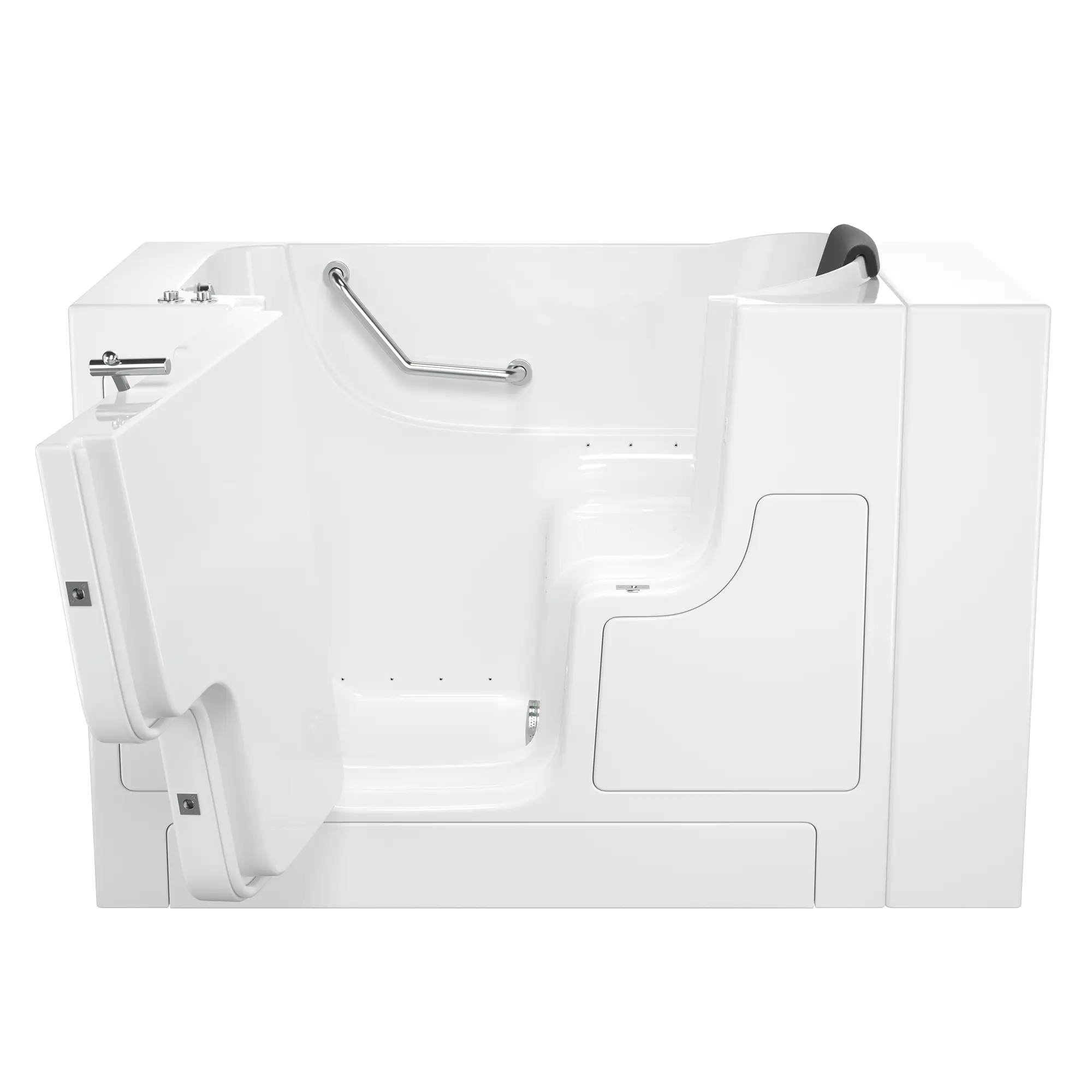 Gelcoat Premium Series 30 x 52 -Inch Walk-in Tub With Air Spa System - Left-Hand Drain // WHITE // 170674_Front_3052OD_105_ALW_0_CDNwebp.webp