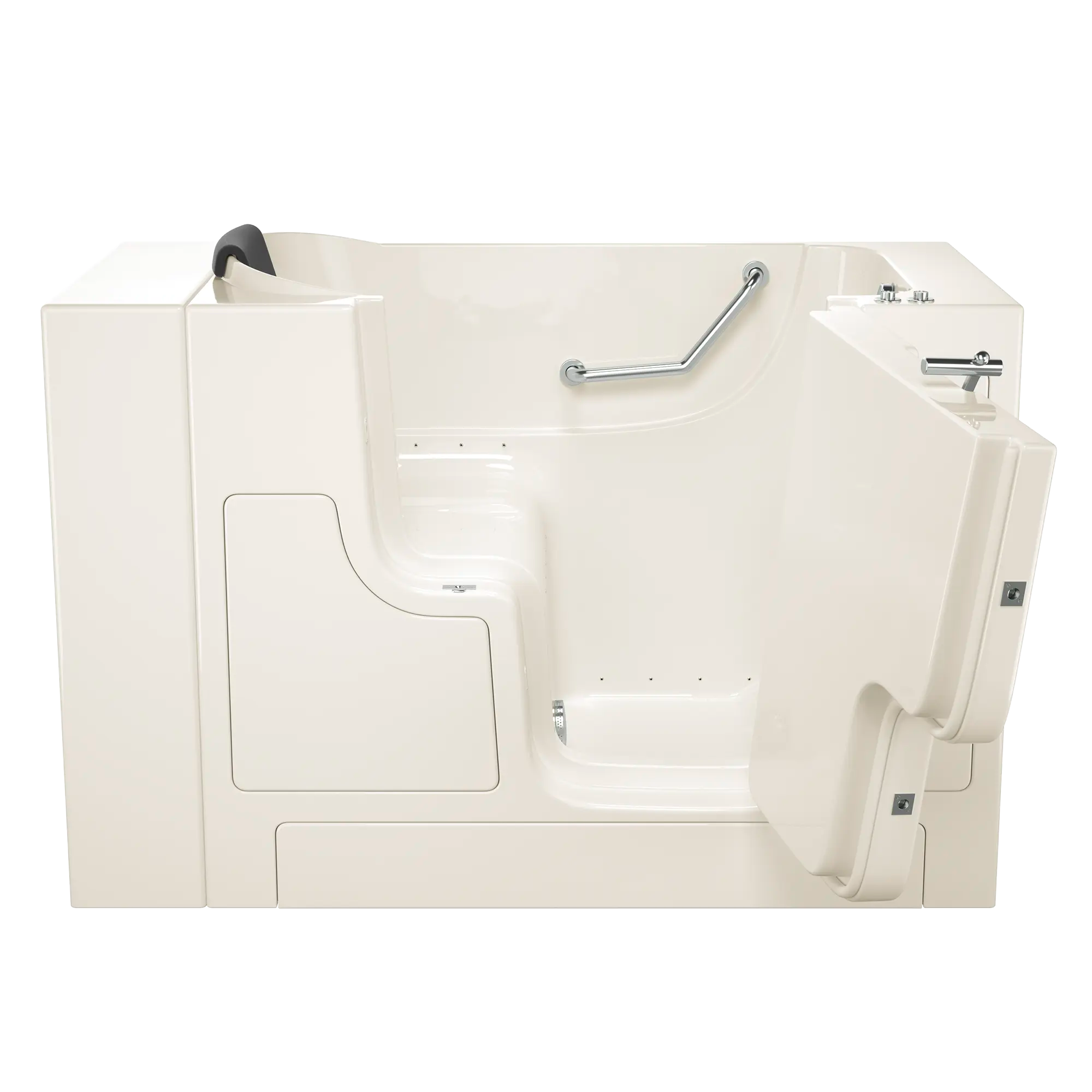 Gelcoat Premium Series 30 x 52 -Inch Walk-in Tub With Air Spa System - Right-Hand Drain // LINEN // 170675_Front_3052OD_105_ARL_0_CDNwebp.webp