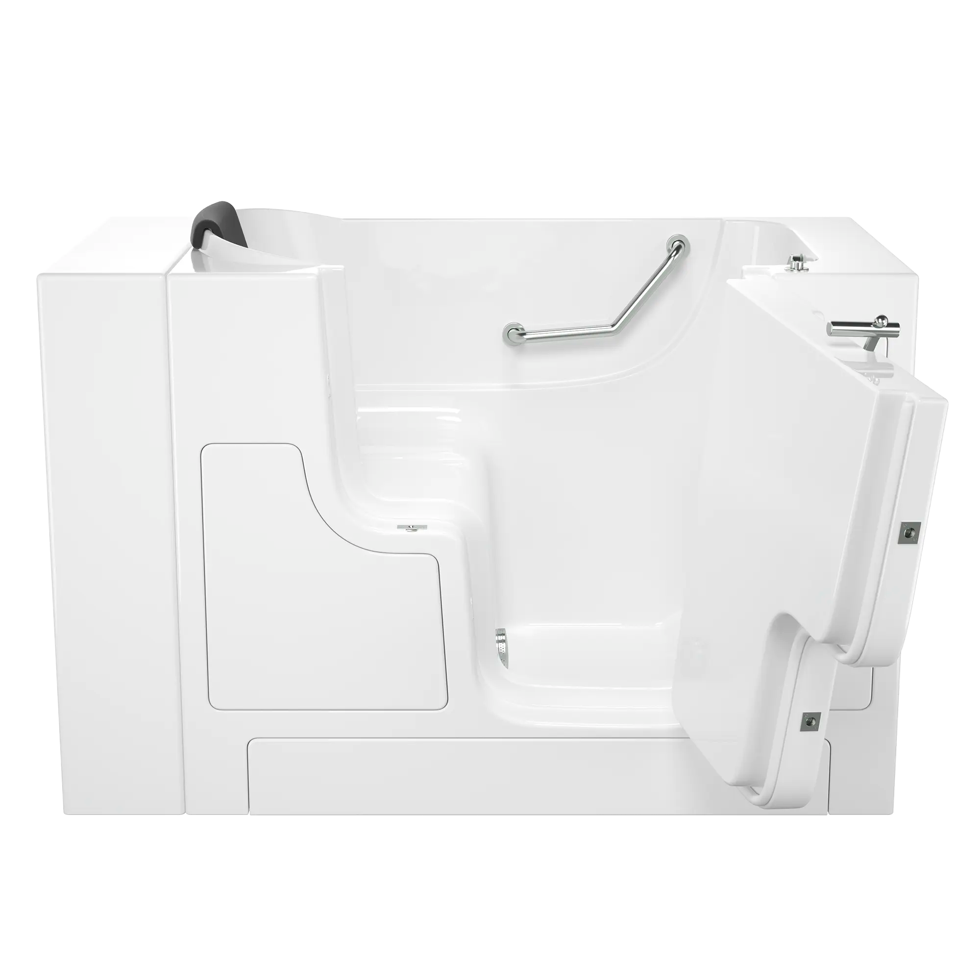 Gelcoat Premium Series 30 x 52 -Inch Walk-in Tub With Soaker System - Right-Hand Drain // WHITE // 170684_Front_3052OD_105_SRW_0_CDNwebp.webp