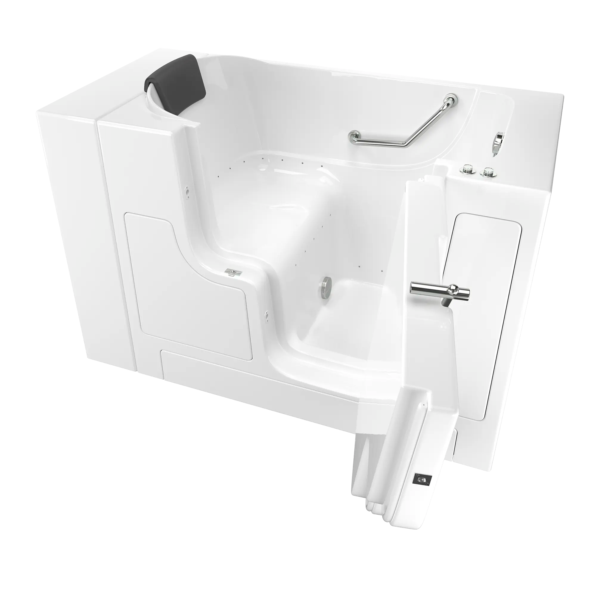 Gelcoat Premium Series 30 x 52 -Inch Walk-in Tub With Air Spa System - Right-Hand Drain // WHITE // 170710_3052OD105ARW_KO_0_CDNwebp.webp