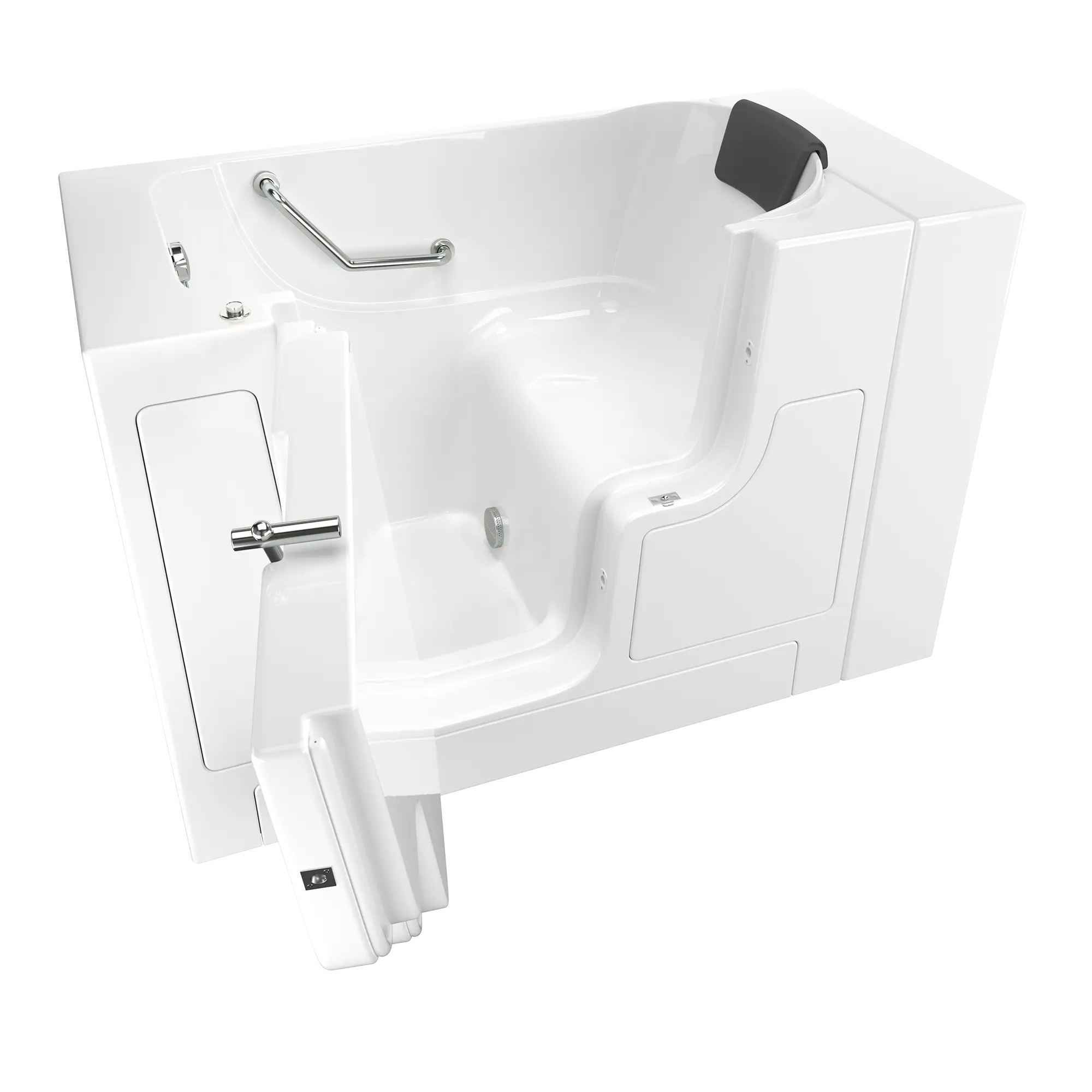 Gelcoat Premium Series 30 x 52 -Inch Walk-in Tub With Soaker System - Left-Hand Drain // WHITE // 170714_3052OD105SLW_KO_0_CDNwebp.webp