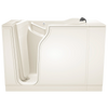 [3052.105.WLL] Gelcoat Premium Series 30 x 52 -Inch Walk-in Tub With Whirlpool System - Left-Hand Drain - Linen