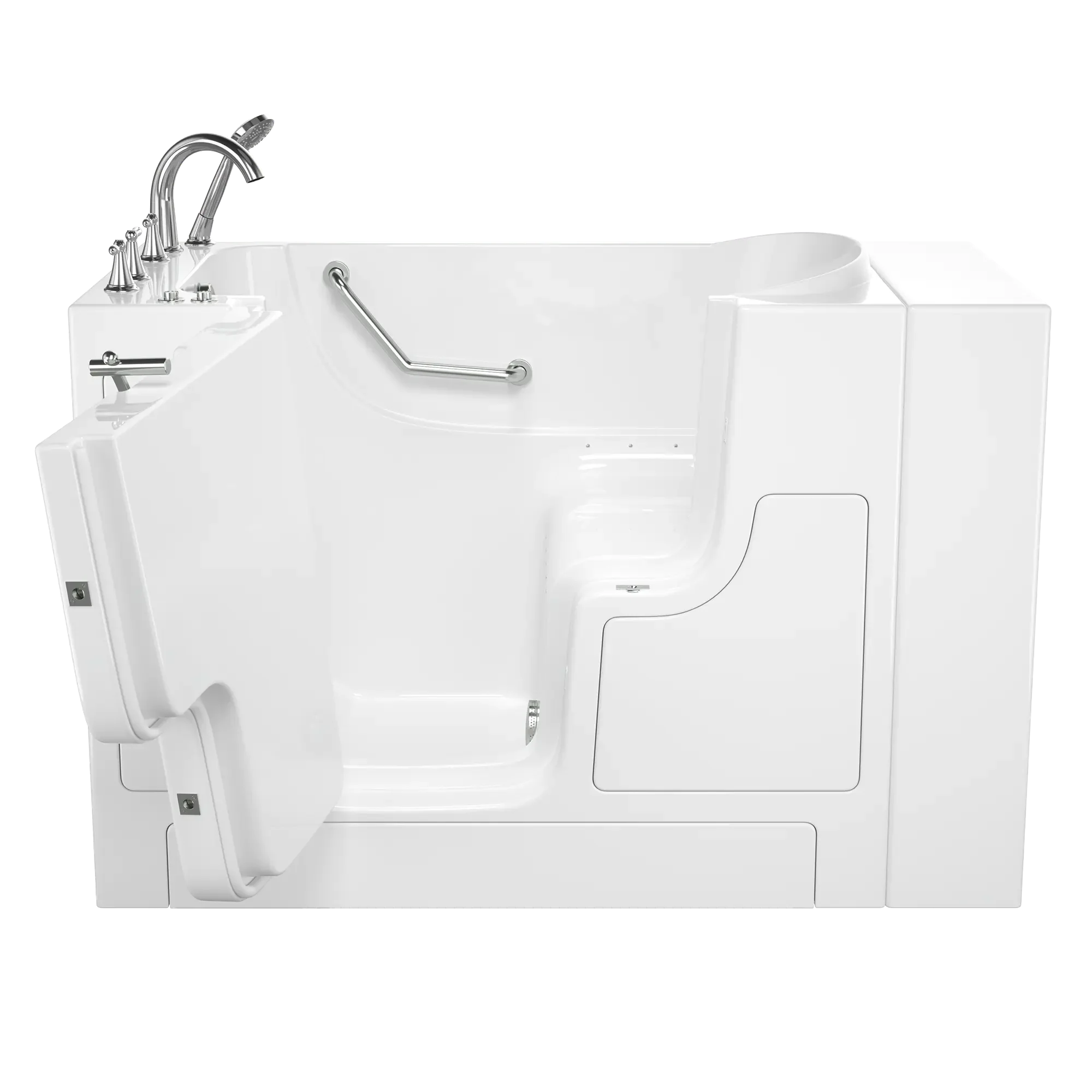 Gelcoat Value Series 30 X 52 Inch Walk in Tub With Air Spa System L Gelcoat value series 30 x 52 inch walk in tub with air spa system l