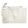 [3052OD.709.CLL-PC] Gelcoat Value Series 30 x 52 -Inch Walk-in Tub With Combination Air Spa and Whirlpool Systems - Left-Hand Drain With Faucet - Linen