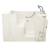 [3052OD.709.CRL-PC] Gelcoat Value Series 30 x 52 -Inch Walk-in Tub With Combination Air Spa and Whirlpool Systems - Right-Hand Drain With Faucet - Linen