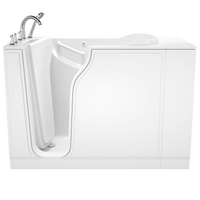 [SSV5230LS-WH] GEL Walk-In-Tub 52X30 Left Hand Soaker - Biscuit