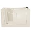 [3060.105.CLL] Gelcoat Premium Series 30 x 60 -Inch Walk-in Tub With Combination Air Spa and Whirlpool Systems - Left-Hand Drain - Linen