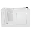 [3060.105.CLW] Gelcoat Premium Series 30 x 60 -Inch Walk-in Tub With Combination Air Spa and Whirlpool Systems - Left-Hand Drain - Linen