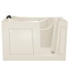 [3060.105.CRL] Gelcoat Premium Series 30 x 60 -Inch Walk-in Tub With Combination Air Spa and Whirlpool Systems - Right-Hand Drain - Linen