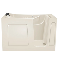 Gelcoat Premium Series 30 x 60 -Inch Walk-in Tub With Combination Air Spa and Whirlpool Systems - Right-Hand Drain // WIB LINEN // 170844_Front_3060_105_CRL_CDNwebp.webp