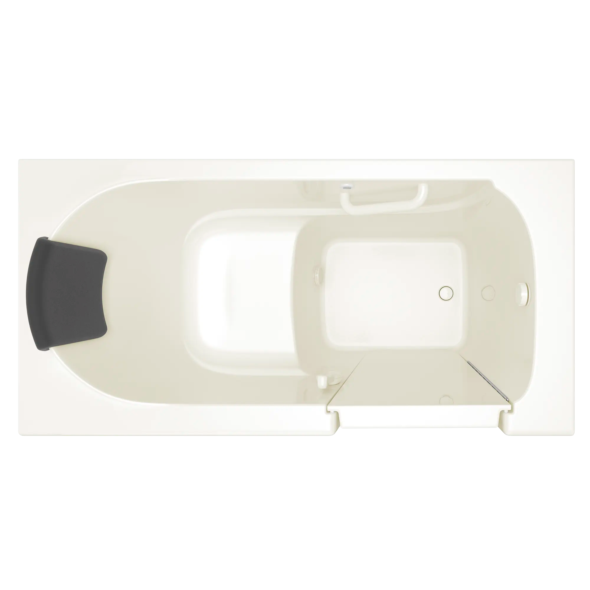 Gelcoat Premium Series 30 x 60 -Inch Walk-in Tub With Soaker System - Right-Hand Drain // LINEN // 170853_Top_3060_105_SRL_0_CDNwebp.webp